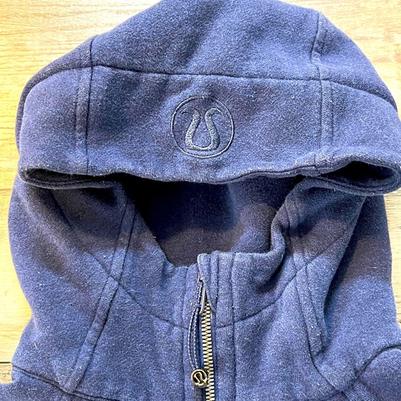 Lululemon Scuba Full-Zip Hoodie, Navy, Size 4 - Picture 3 of 11